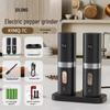 Electric Black Pepper Grinder, Stainless Steel Kitchen Tool with Reinforced Grinding Core