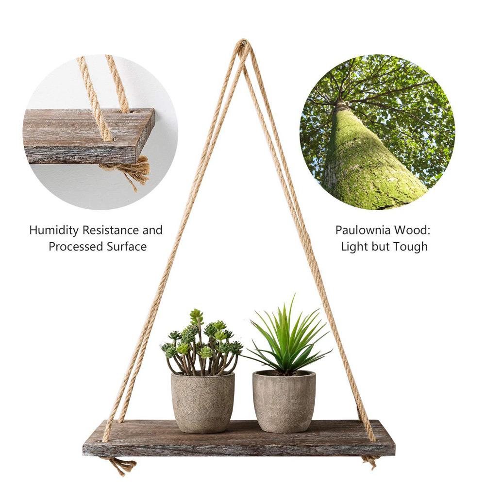 Single Layer Wall Hanging Storage Rack Wall Hanger Decoration Home Bedroom Decor Ornament