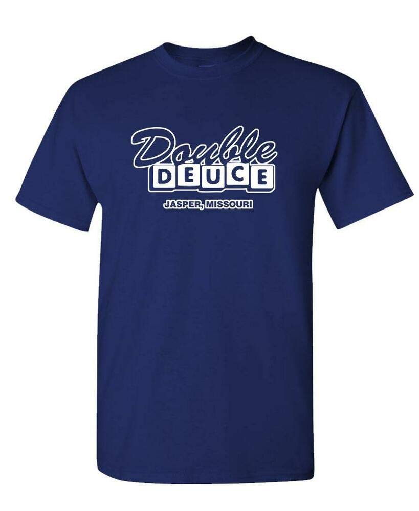 Double Deuce - Unisex 100% Cotton T-Shirt Tee Shirt XL