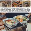 Folding Portable Barbecue Charcoal Grill Barbecue Desk Tabletop Outdoor Stainless Steel Smoker BBQ for Outdoor Cooking Camping