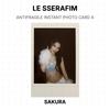 LE SSERAFIM ANTIFRAGILE INSTANT PHOTO CARD 4 Official Photocard