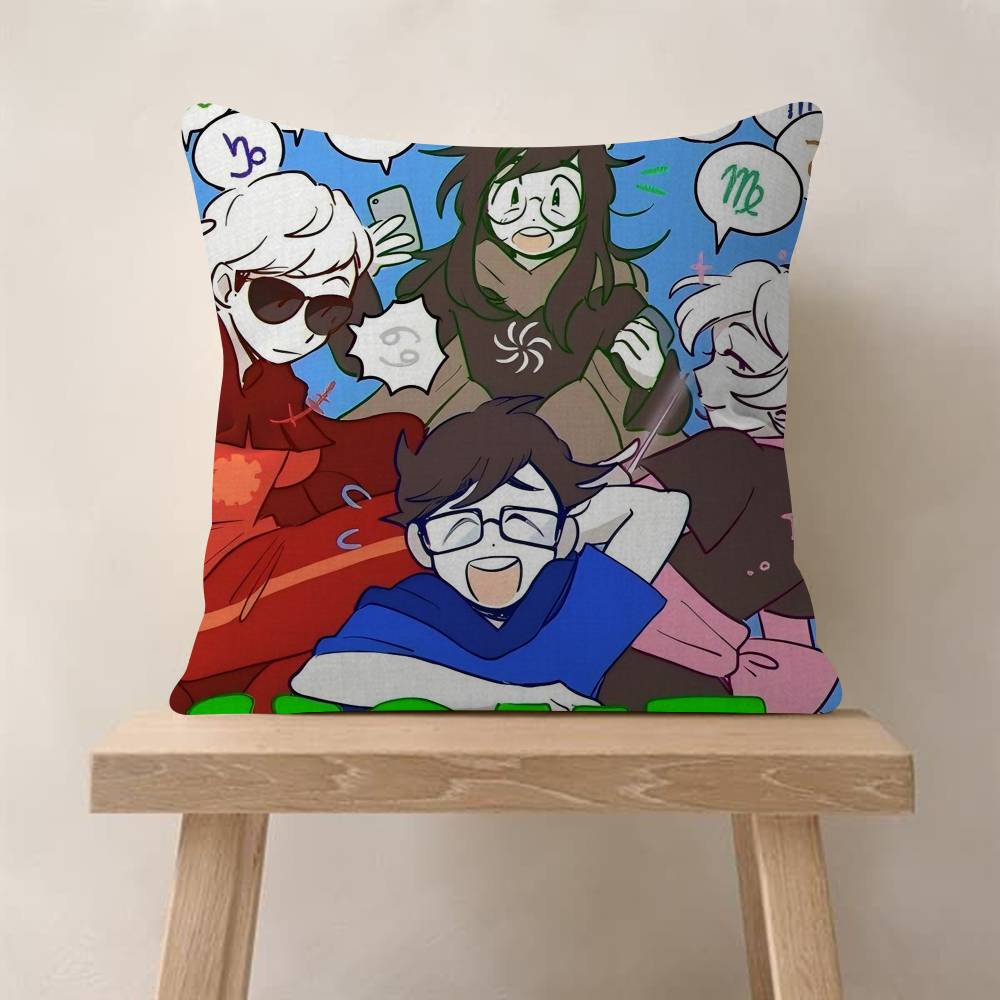 Popular Internet Anime HHomestuck Personalized Pillow Cover Kids Bedroom Wild Party Decor Pillowcase Kid Birthday Shower Gift