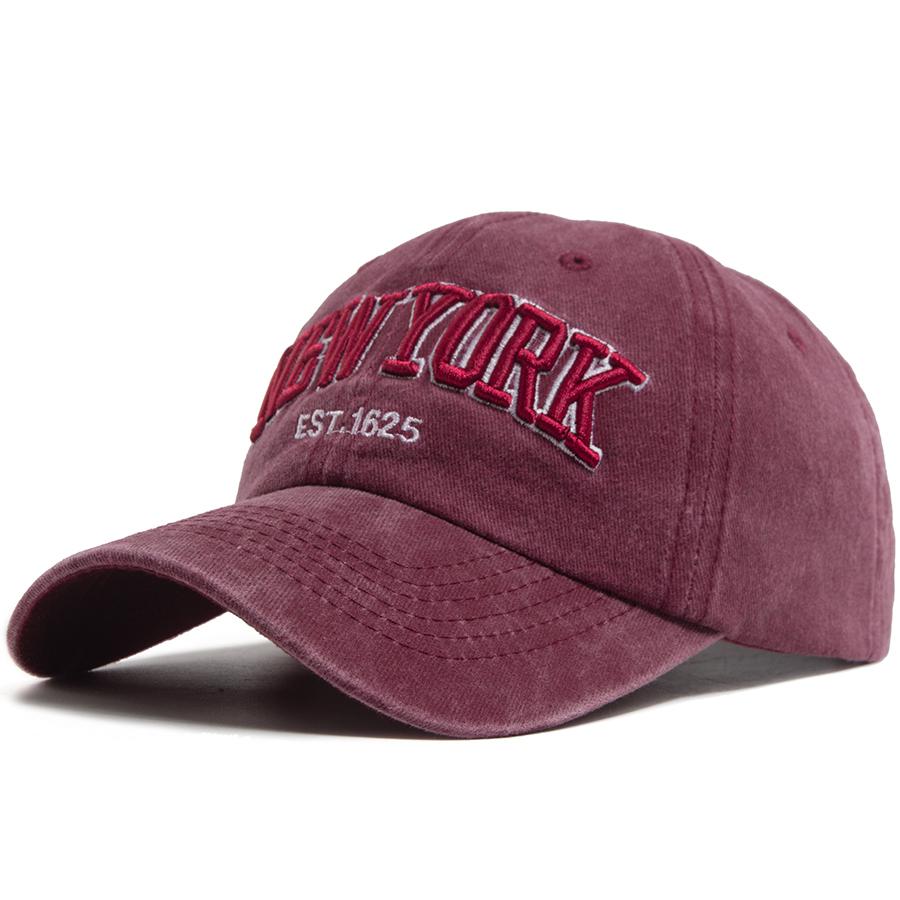 Vintage NEW YORK Embroidery Baseball Cap Men Sun Hat Soft Top Women Snapback Visor Caps For Summer Casual Daily Wear 10 Colors