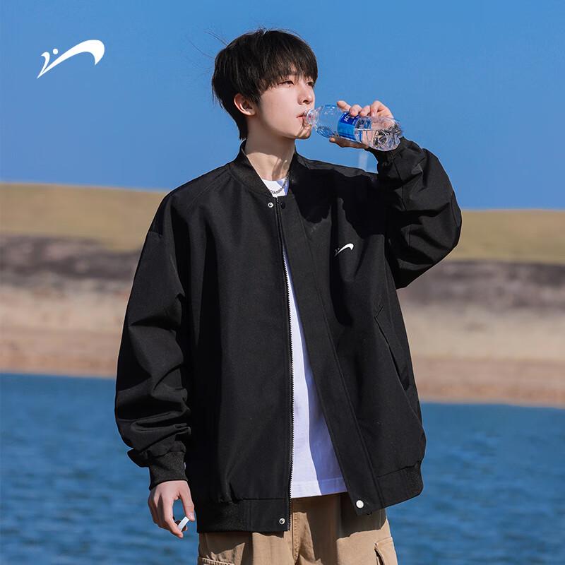 

Guirenniao Men s Solid Color Flight Bomber Jacket 2XL