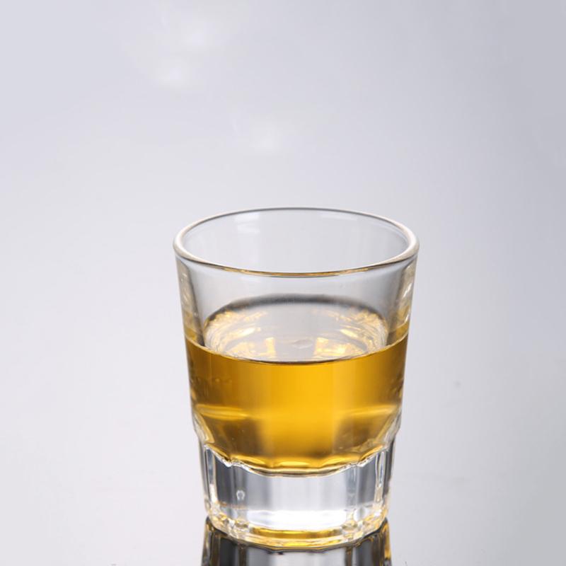 71ml/80ml/90ml Luxury Thick Bottomed Wine Glasses Small Capacity Whiskey Brandy Glasses Party Cocktail Glass Elegant Glassware