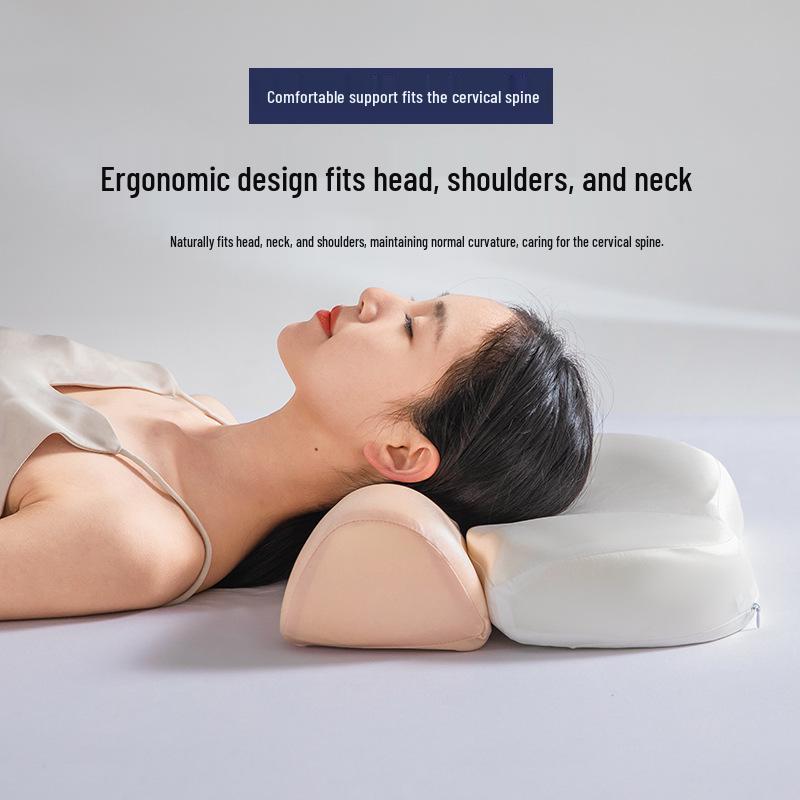 Xiaohongshu Cool Memory Foam Pillow: Zero Pressure, Deep Sleep Lumbar and Neck Support for Adults