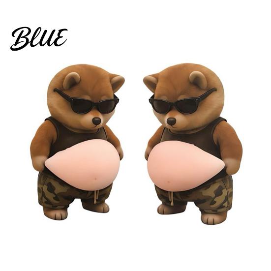 Table Corner Bumper 3D Pet Belly Sticker Soft Anti-Collision Cartoon Kitten/Puppy Decal with Cute Silicone Big Cushioned Protectors for Phones