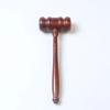 Solid Wood Judge's Gavel: Children's First Birthday Prop & Court-Themed Decoration.