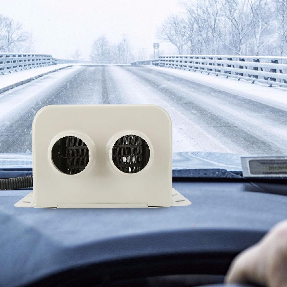 600W 2 Loch Elektroheizung Winterheizung Wärmer Fensterenteiser Entfeuchter für Zuhause Auto 24V