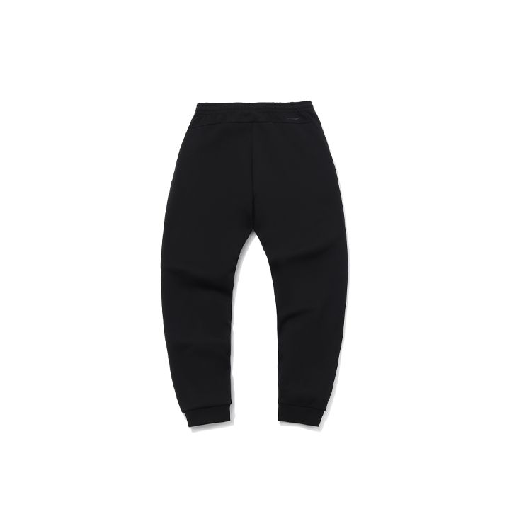 Li Ning Sports Fashion Series Cuffed Casual Sports Long Pants Men Bottoms Black AKLQB09-3