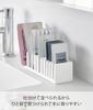 Yamazaki Pouch Amenity W5 x x Tower for Cosmetic Storage Item 10573 & Stand, Vertical, White, D15.4 H4.6cm, Series, Samples, Amenities, Case,