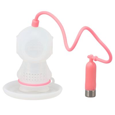 Silicone Tea Infuser Cute Diver Shape Loose Tea Leaf Filter Tea Diffuser Strainer with Chain and