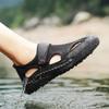 Sandali a punta chiusa in rete traspirante da uomo: Scarpe da Spiaggia Versatili Estive di Grandi Dimensioni