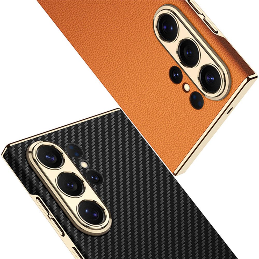 GKK For Samsung Galaxy S26 Ultra Case Electroplated PU + PC Phone Back Cover