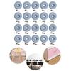 Pack Of 20 Reusable Furniture Sliders With Screws for Wood Floor Chair Leg Protectors Scratch Noise Reductions Glides