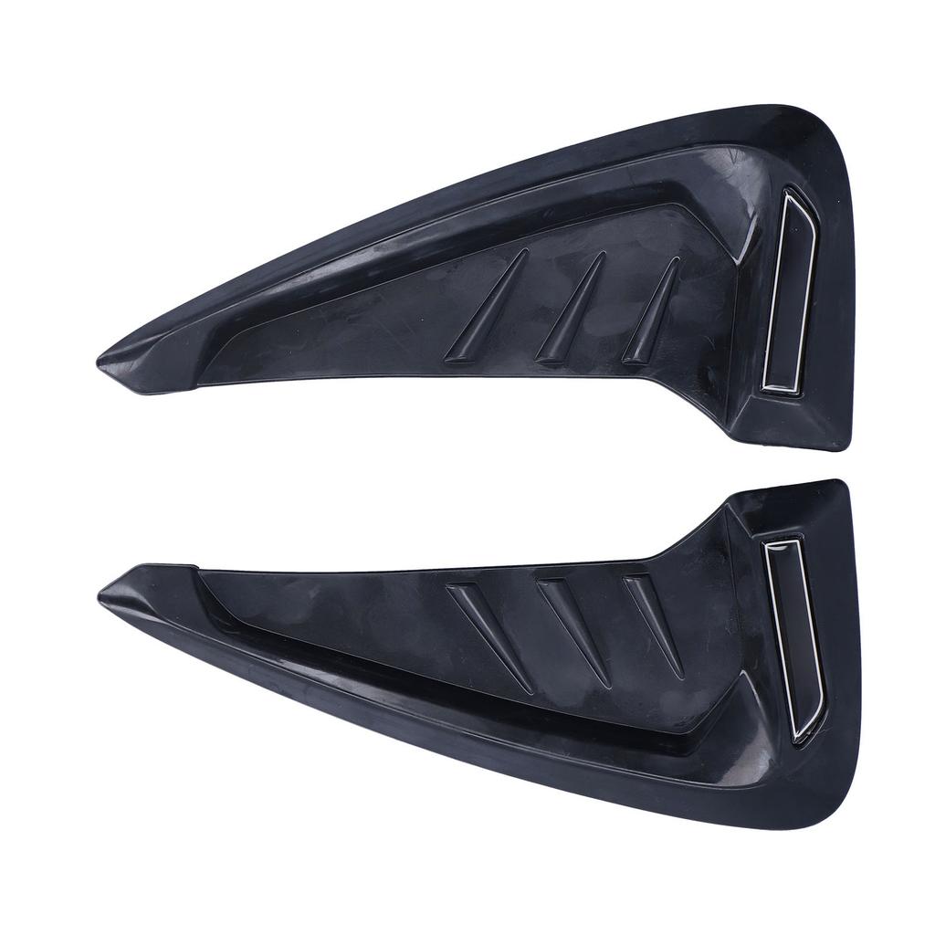 2 st Bilsida Kaross Luftintag Trimskydd Svart Universella Bildekorations Tillbehör