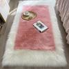 Coperta da letto semplice ed elegante a forma di schiena in finta lana per camera da letto, da comodino, per bovindo, balcone, a pelo lungo, per soggiorno, tavolino da caffè, tappeto da pavimento