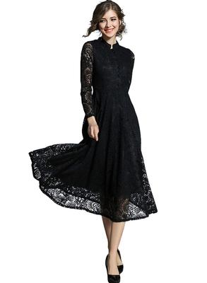 Available In Five Party Maxi Lace Long Long Suitable for Women In Their and 50s [Yino] Colors, Dress, Wedding, Dress, All-Lace Dress,