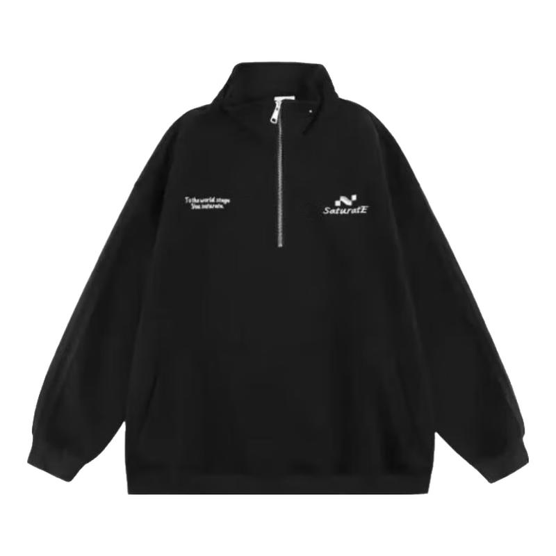 

Men s 420g Heavyweight Stand Collar Half-Zip Sweatshirt L