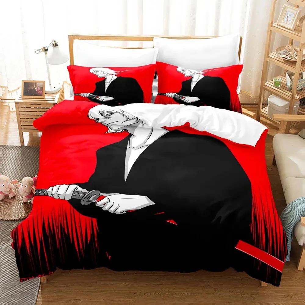 Kisuke Bleach Urahara 3D Anime Påslakanset för Pojksovrum Enkelsäng Twin Full Queen King Size 2024 Påslakan Sängset Täcke