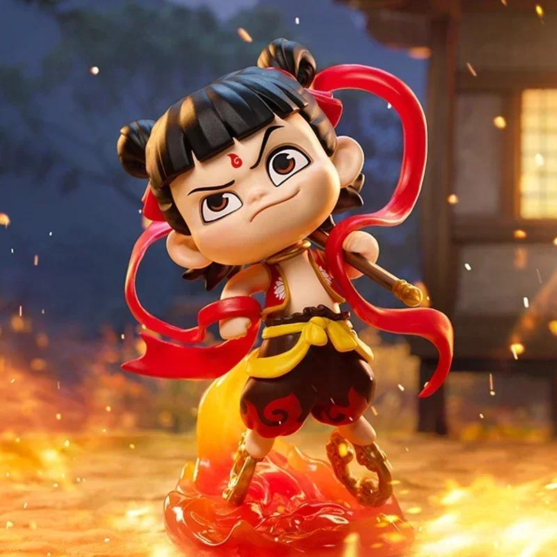 POP MART NeZha2Born Bonds Series Blind Box Toys Surprise Mystery Box Kawaii Anime Action Figure Dolls Girls Gift