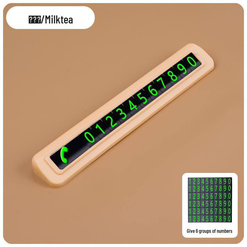 Luminous Creative Temporary Parking Card for Oshan Models: X70A, Z6, X5, Keshang, X7PLUS