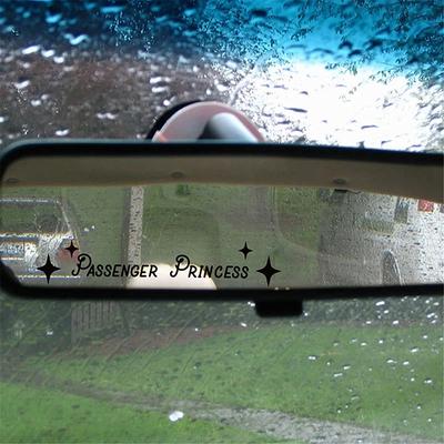 1Pc Auto Interior Accessories Creative Passenger Princess Mirror Car Decal Cute Car Vinyl Funny Art Sticker Decals Decoration
