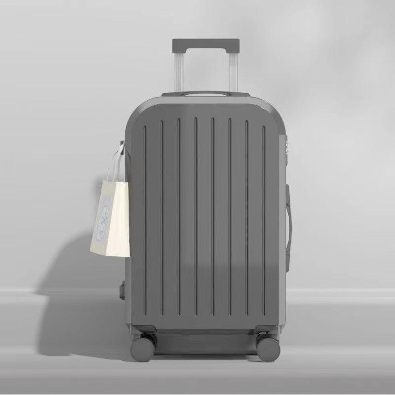 Durable 20-inch Women's & 24-inch Men's Trolley Suitcase: Stylish, Drop-Resistant Travel Luggage for Students