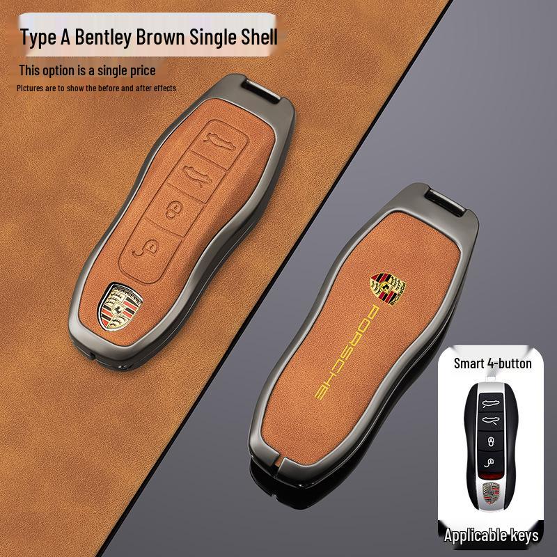 Funda de Carcasa para Llave Porsche para Cayenne, Panamera, Macan, 911, 718, Taycan