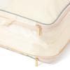 Franc Franc Japan Bicolor Satin CoMpression Organizer M Mint X Ivory