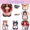 Entzückendes zweidimensionales 3D-Brust-Anime-Mauspad mit weichem ergonomischem Design