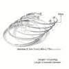 Set of 6 Elegant Star Open Cuff Bangles Trendy