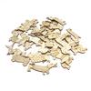 50Pcs Mini Dog Wood DIY Crafts Cutouts Wooden Dog Shaped Slices Embellishments Unfinished Wood Ornaments for Baby Shower Wedding