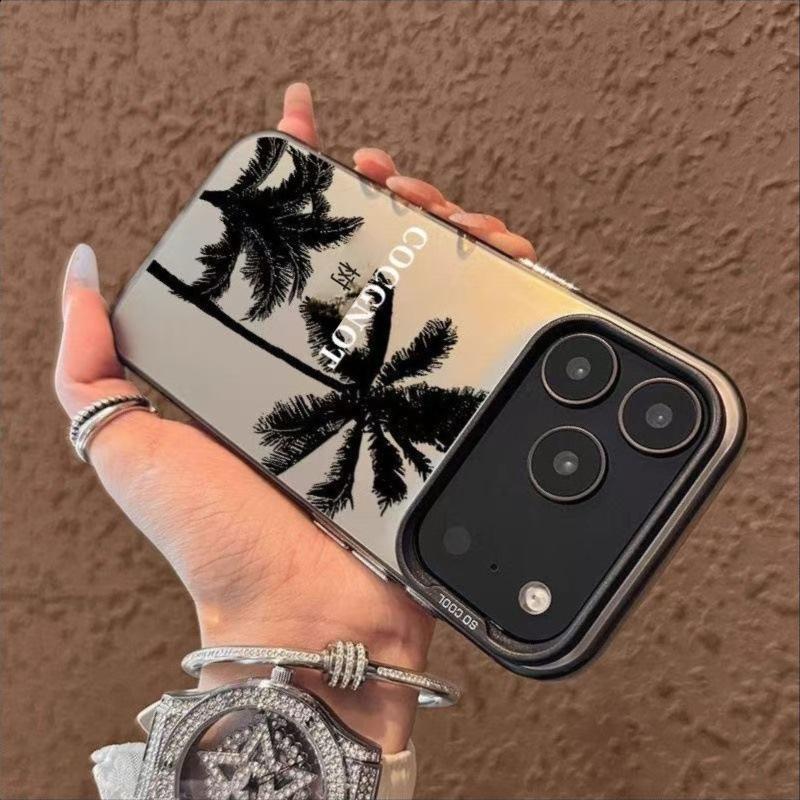 European & American Coconut Tree Case for iPhone 13/14/15 & 17/16 Promax