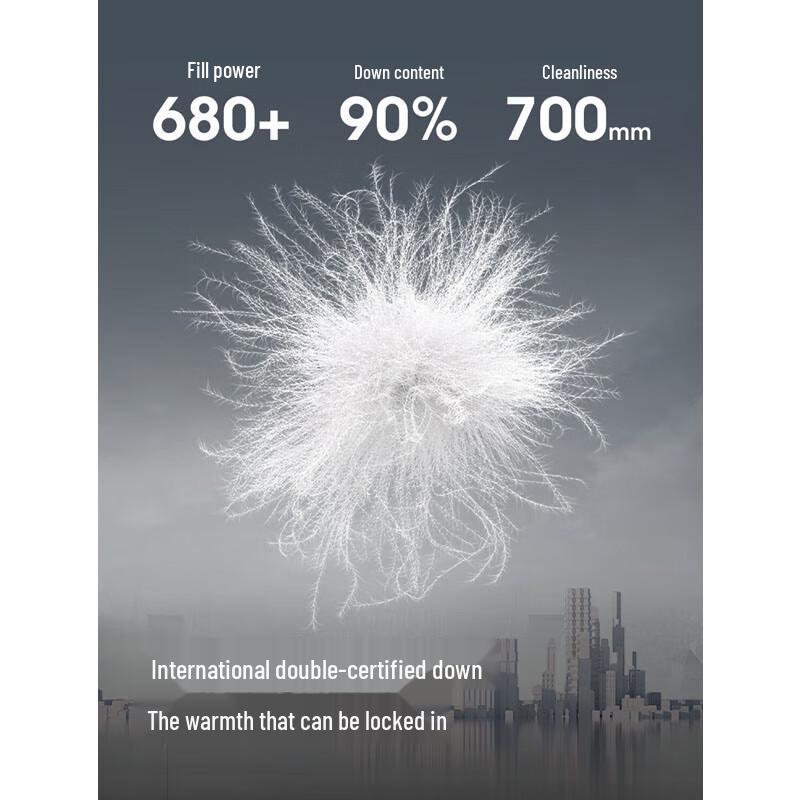 BOSIDENG B250246360 Unisex Stand Collar Short Down Jacket