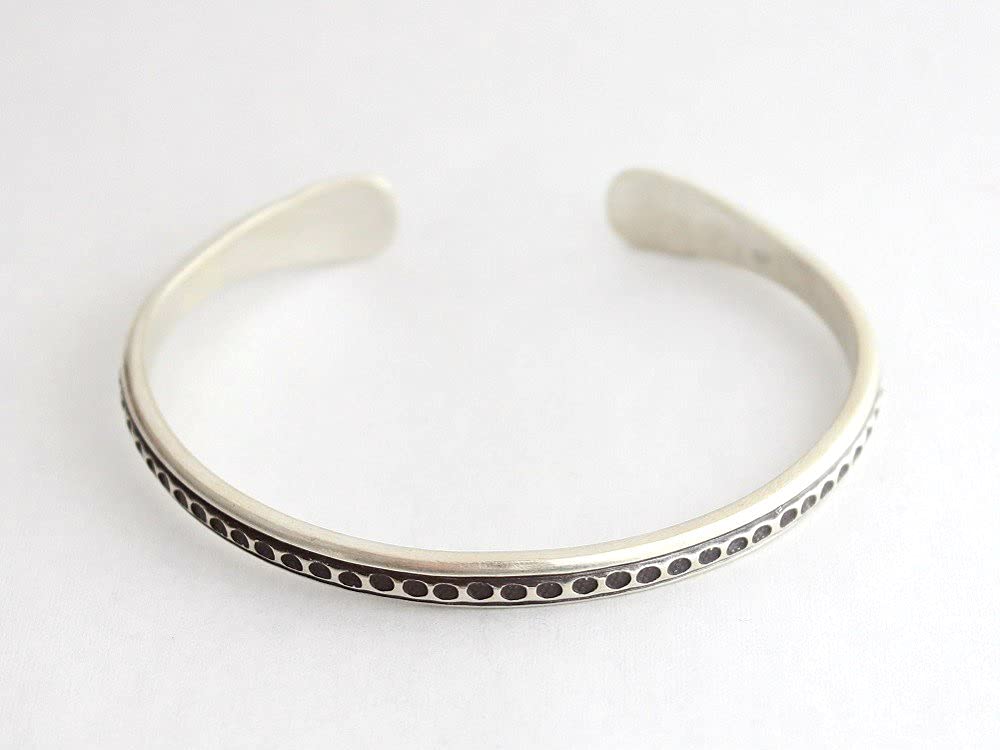 Karen Silver Bangle Bracelet Silver Accessories Men's