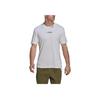 Adidas Solid Logo Crew Neck Short Sleeve T-Shirt Men Tops White H53383