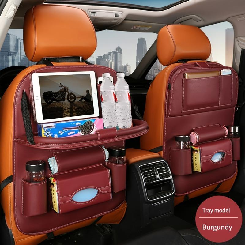 

Car Seat Back Organizer Bag Easy to Install Automobiles Car Interior Accessories Suitable for Safe Driving Experience червоний