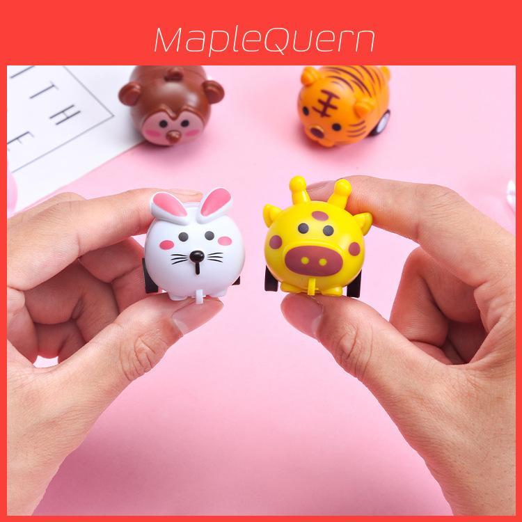 Tiger Rabbit Plastic Animal Inertia Toy Car With Push And Slide Function For Kids Development