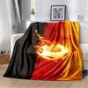 Soccer Ball Field Football Goal Throw Blanket Soft Flannel Blankets Bed Sofa Cover Bedspread Home Decor Christmas Birthday Gifts