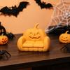 Ring And Earring Organizer Pumpkin Jewelry Storage Ornament, 3D Printed Halloween Small Accessory Sofa Shape, Handicrafts for Rings Earrings