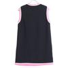 GUCCI [Domestic Regular] 577114 Design Piping GG Button Sleeveless dress 36 Black x pinkUsed