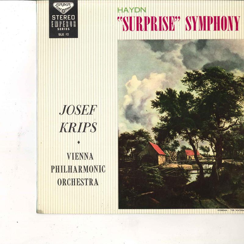 10inch Record JOSEF KRIPS(COND.)/VIENNA PHILHARMO - Haydn/Symphony No.94 In G Major SLE12 KING Japan Classical Used