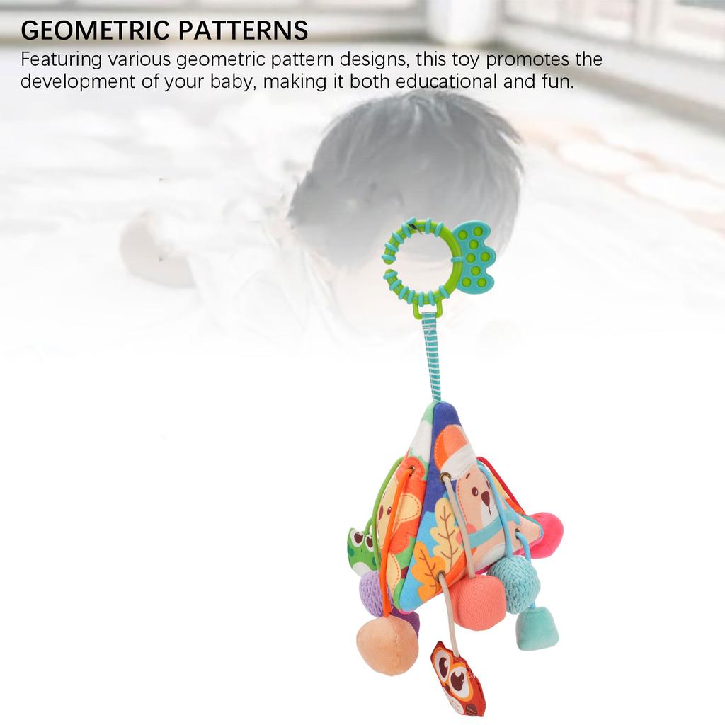 Baby Stroller Hanging Toy Detachable Soft Cloth Sensory Hand Grab Ball Infant Car Seat Toy