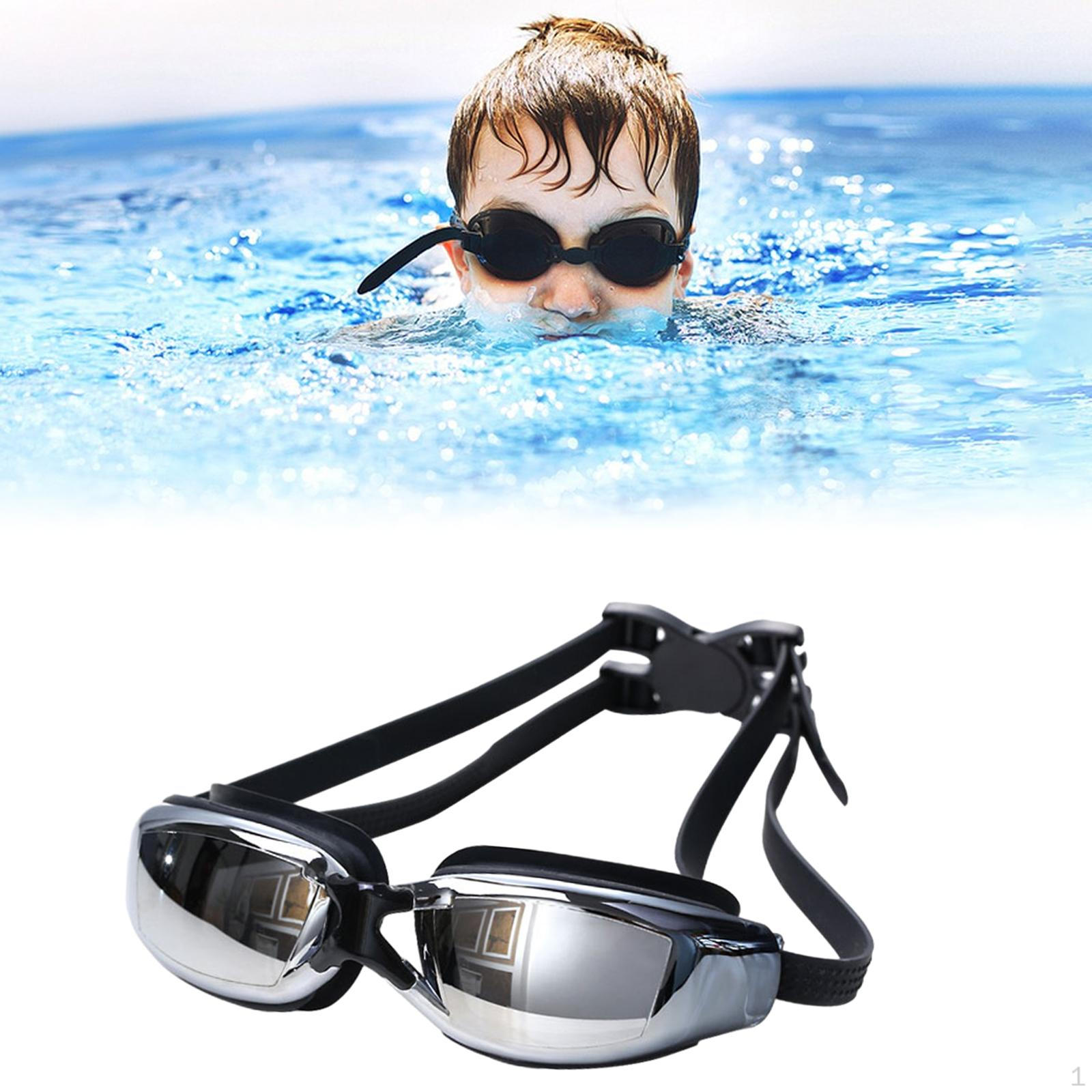 

Очки для плавания, очки для воды для взрослых, для внутреннего подводного плавания, бассейна, черные чёрный