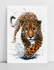 Poster Leopard Illustration Print Watercolor