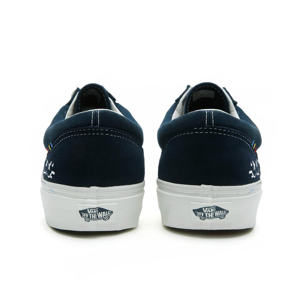 Vans Style 36 Fabric Abrasion Resistant Abrasion Resistant Low top Skateboard Shoes Unisex Blue VN0A3DZ3RFL(Team613-)
