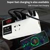 Dc 12V 24V Converter 200W Car Inverter Car Charging Wear-Resistant Material Easy Installation Fast Charging Usb
