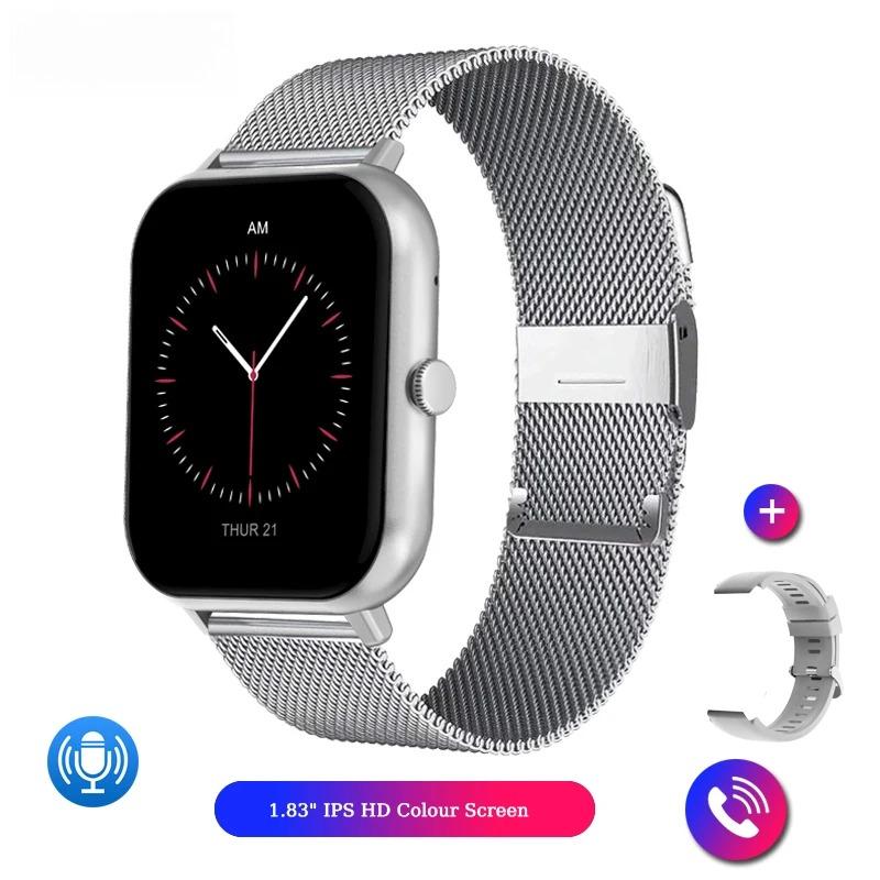 Outdoor Sports Smart Watch Men Heart Rate 100+ Sport Modes Full Screen Touch Bluetooth Call Smartwatch Android & iOS