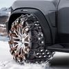 Universal Car Snow Chains for Winter Non Damaging Tire Traction Easy Install Anti Slip Chains Fit Sedan SUV Minivan